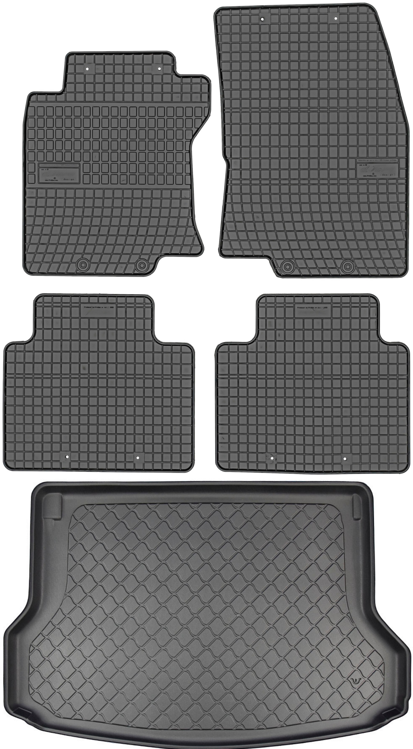 X-Trail T32 III Fl 5os 2014-2021 Koberce s rohožou