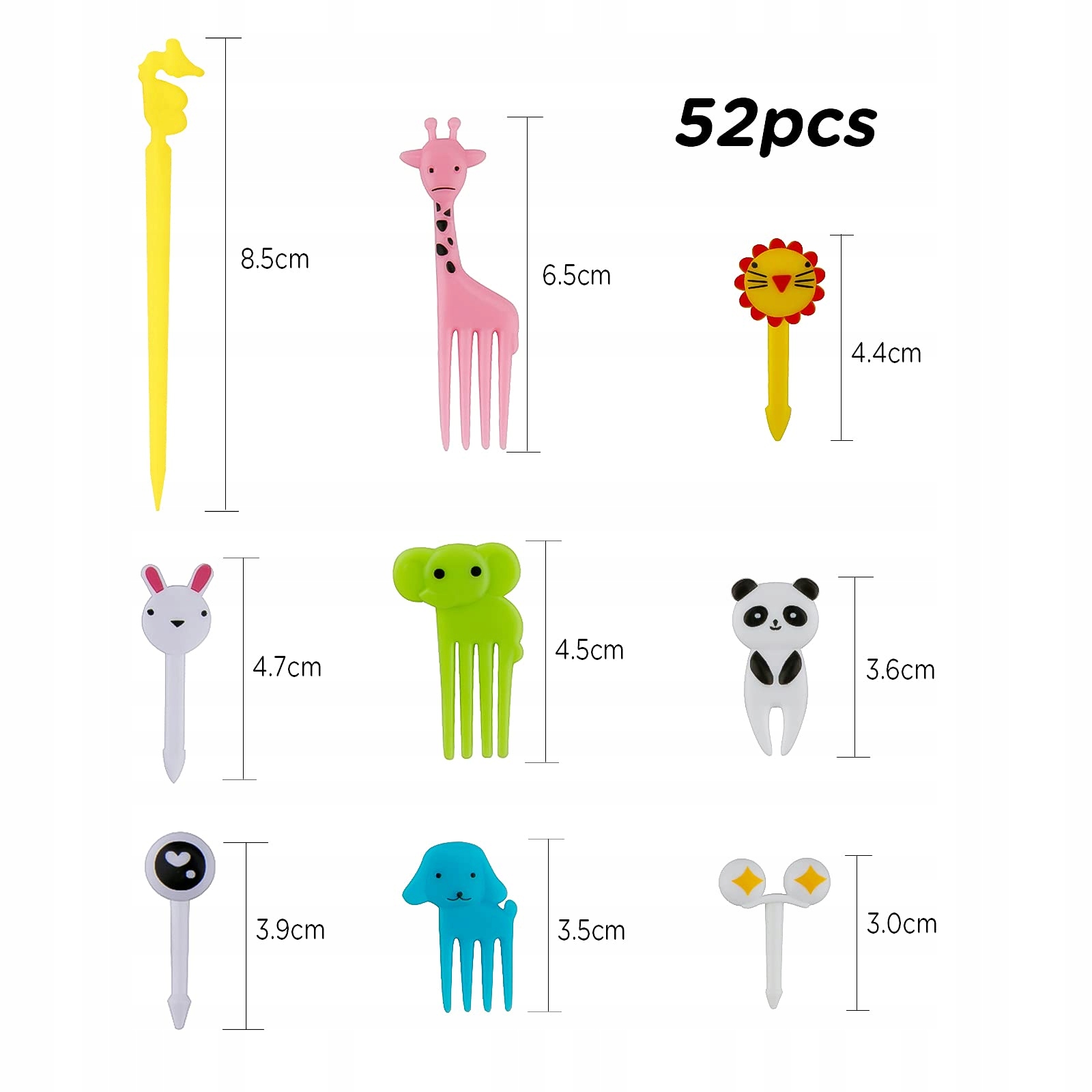 WIDELCZYKI DO PRZEKĄSEK DLA DZIECI WIDELCE DO OWOCÓW ŻYWNOŚCI WIDELCE Marka bez marki