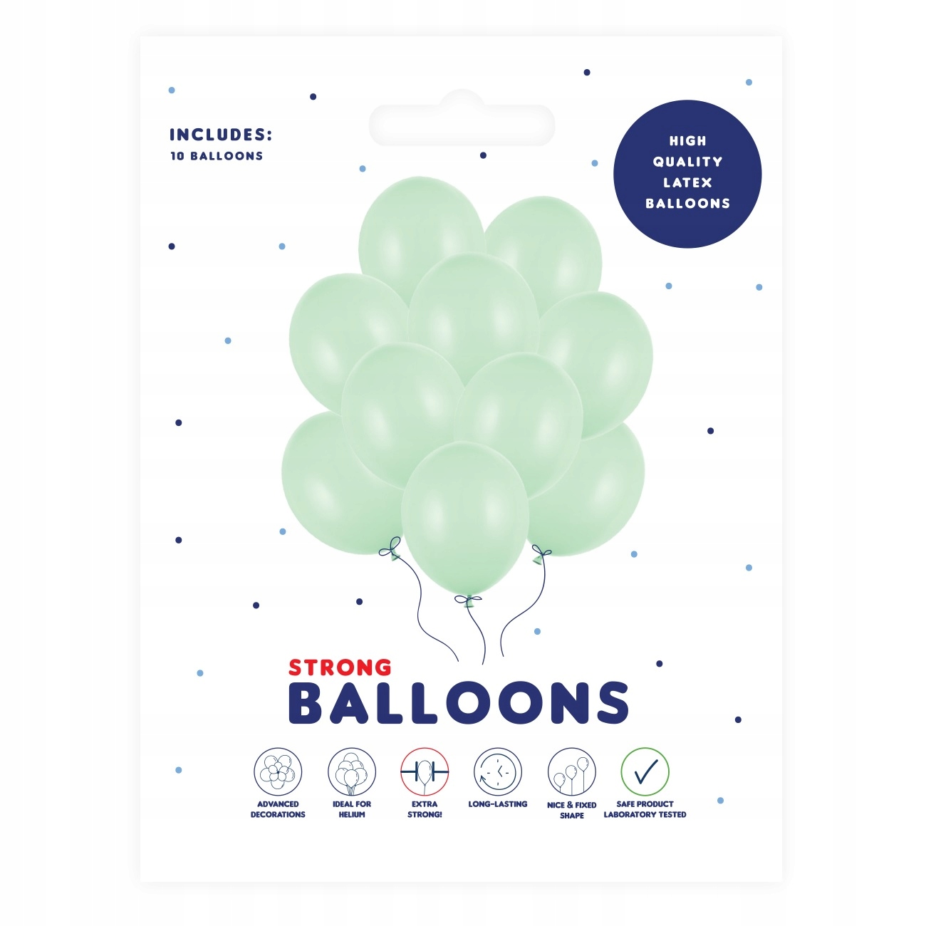 

Balony na Urodziny pistacjowe pastelowe 27cm 10x