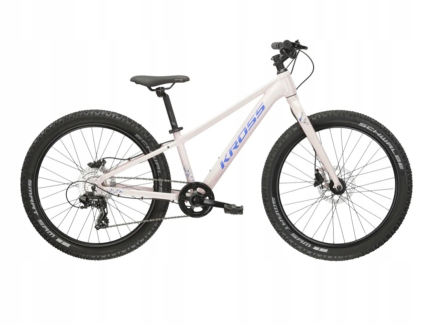 Rower dziecięcy Kross Lea Jr 2.0 rama 12 cali różowy 24 alu tarcze