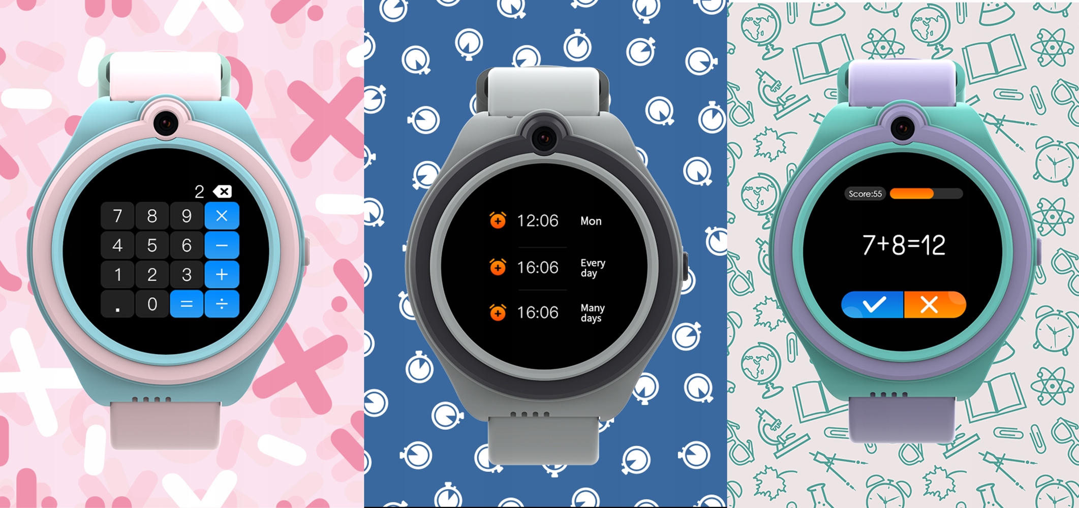 Smartwatch dla dzieci Bemi Linko LTE GPS granatowy Kompatybilność systemowa Android iOS
