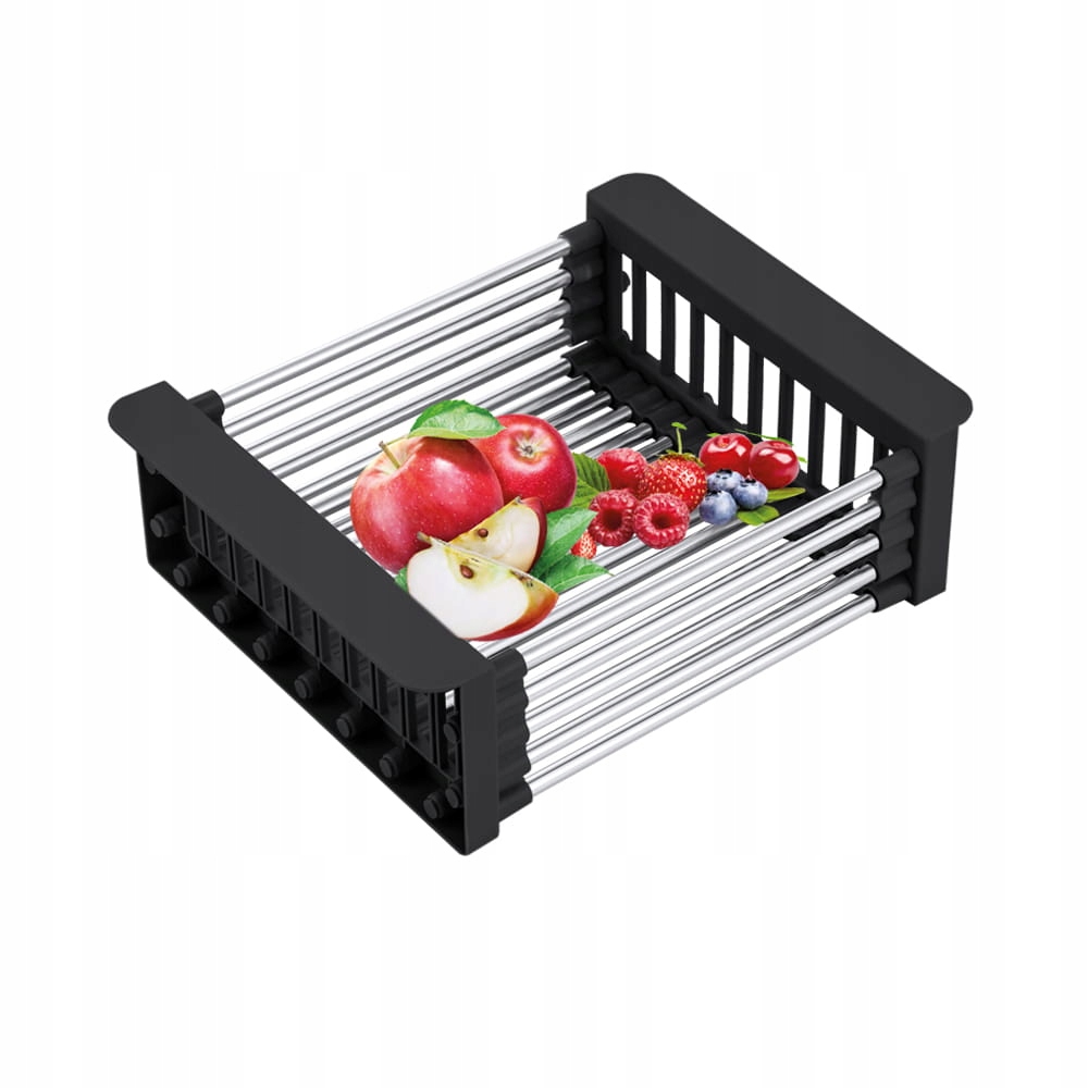 Odkapávač sušička Teleskopický Košík Černý Gamma