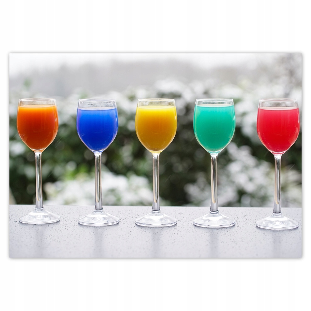 

Fototapety flizelina 312x219 Kolorowe kieliszki