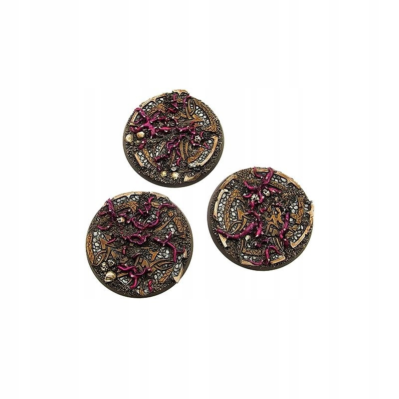 Dark Temple Bases, Round 50mm (2)
