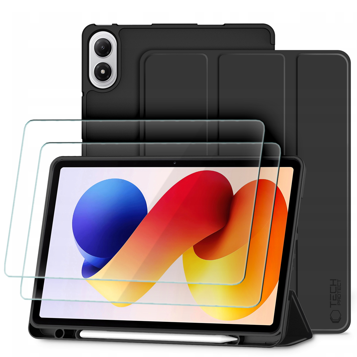 Składane Etui 2-PAK Szkło Do Xiaomi Poco Pad M1 Redmi Pad 2 Pro 12.1