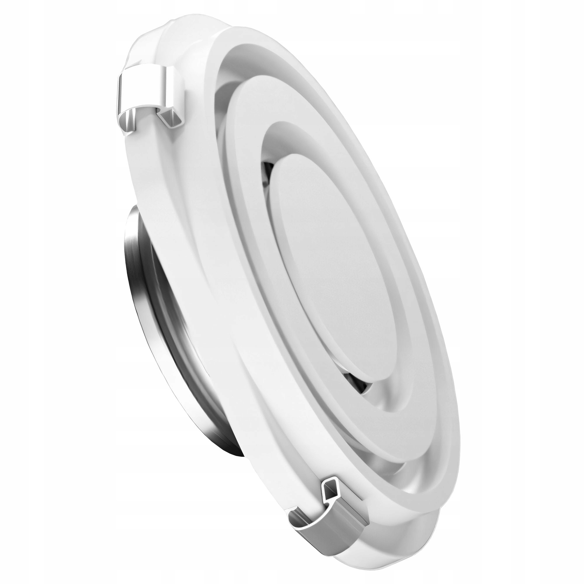 Dvojitý bezrámový sádrový anemostat Ventmann Pcircle fi 200 bílý