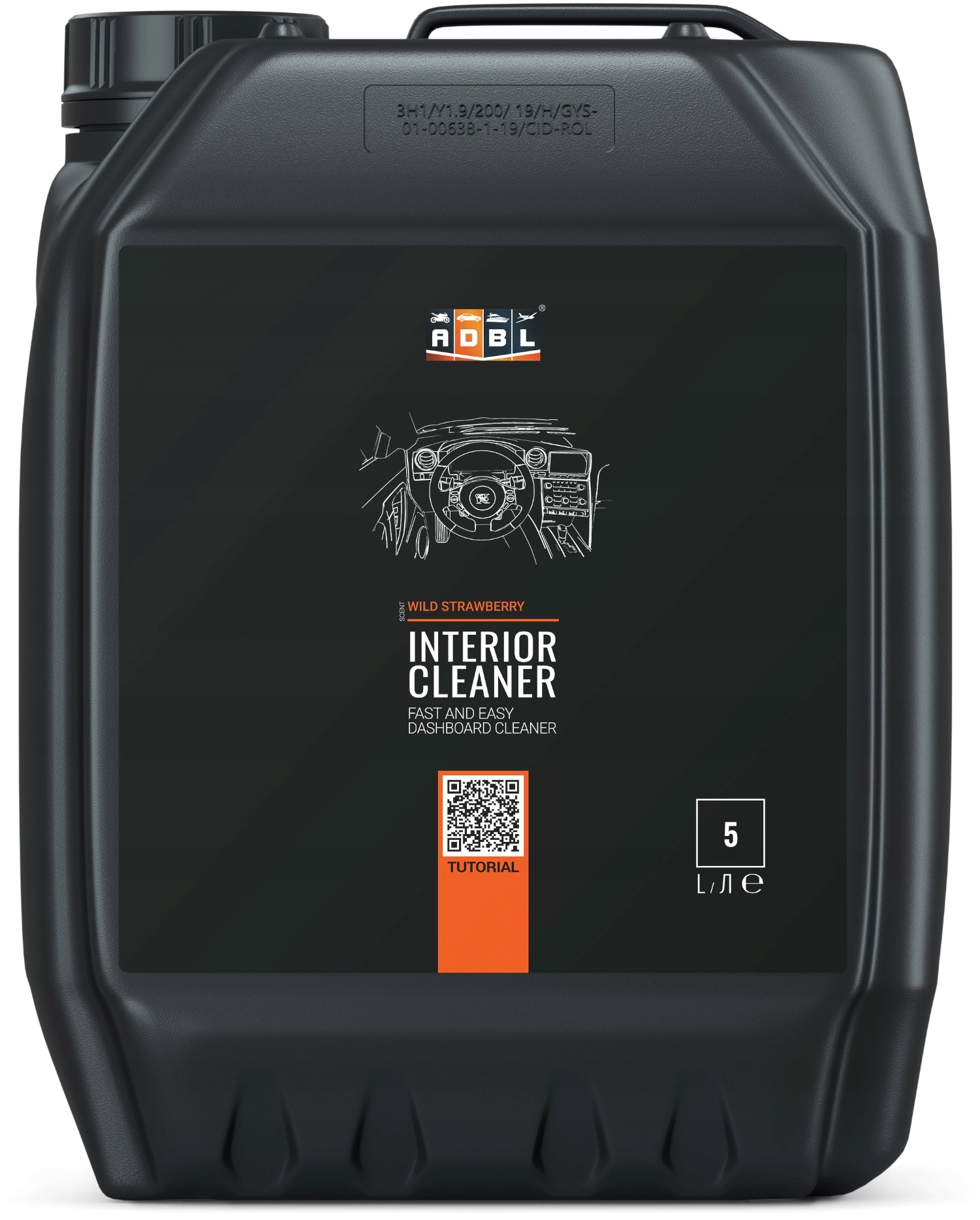 ADBL INTERIOR CLEANER 5L CZYSZCZENIE PLASTIKÓW KOKPITU + AKCESORIA BUTELKA Numer katalogowy producenta ADB000275