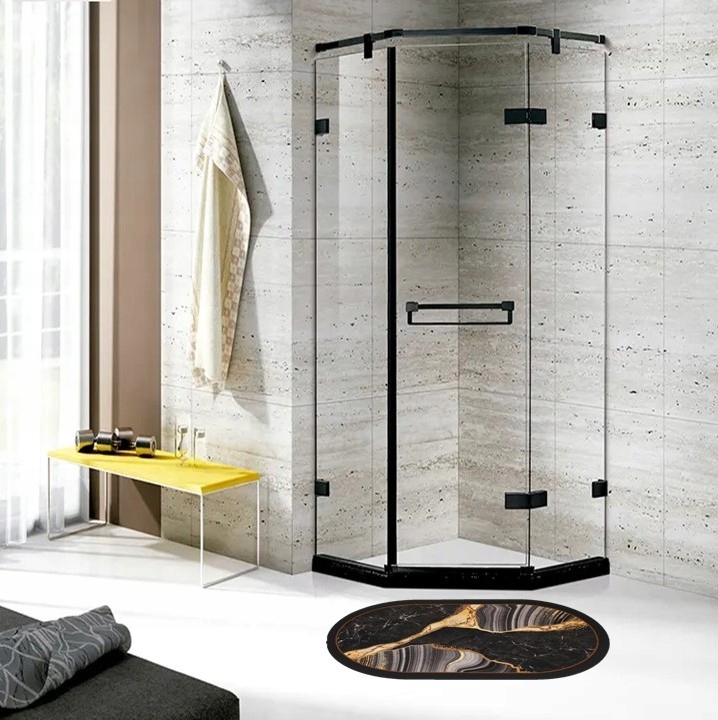 MATA ŁAZIENKOWA SZYBKOSCHNĄCA CHŁONNA DYWANIK ANTYPOŚLIZGOWY 45X75 Szerokość produktu 45 cm