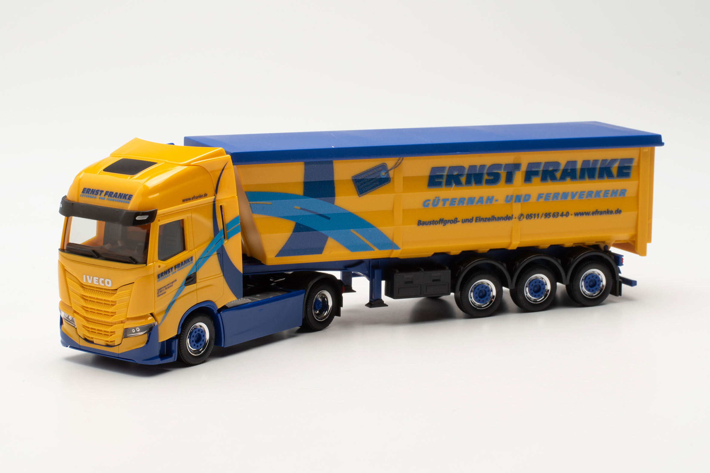 Herpa 316682 Iveco S-Way sklápěč Ernst Franke