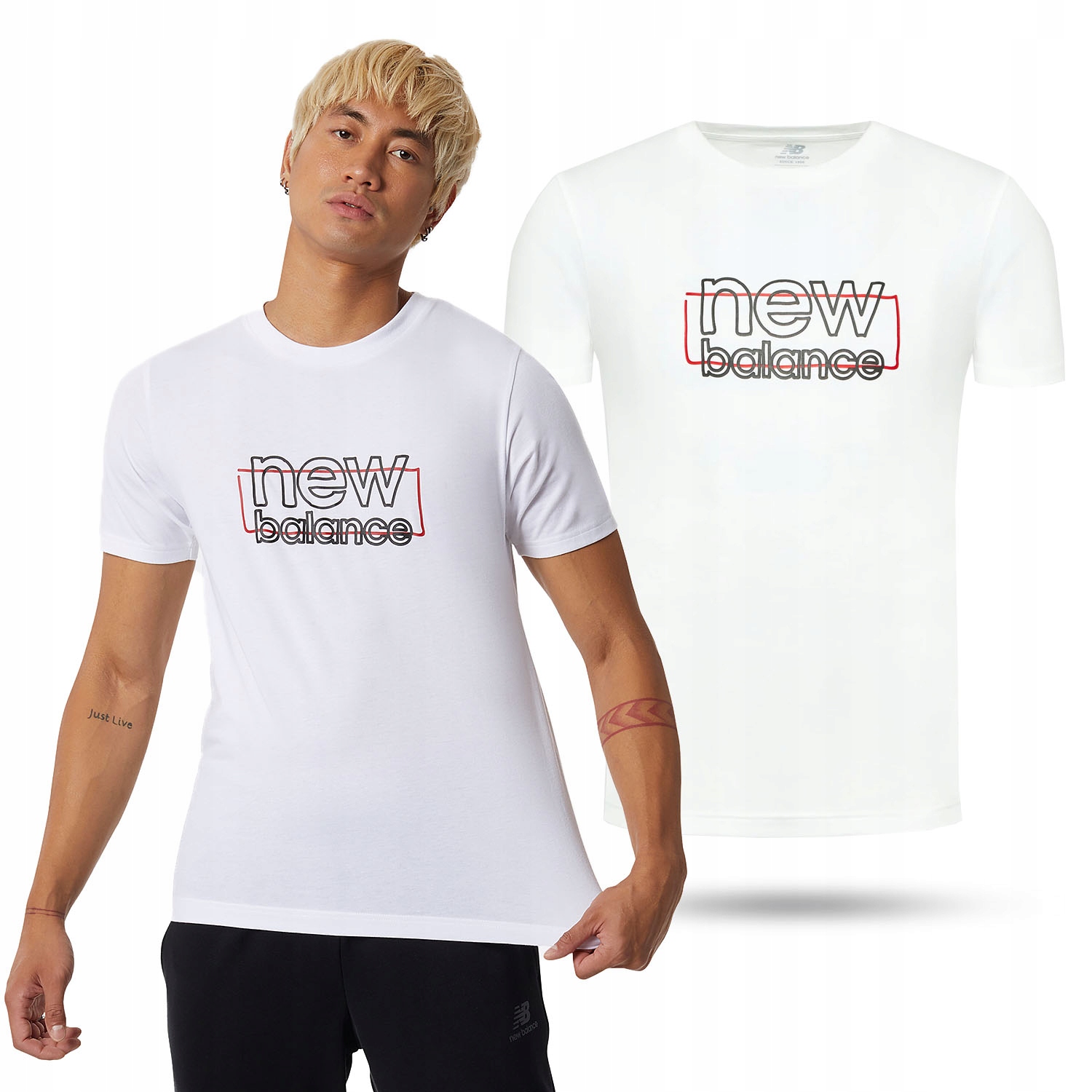 

Koszulka Męska New Balance T-shirt Bawełna MT21903