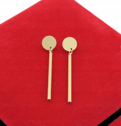 KOMPLET ZŁOTY ŻMIJKA PAŁKI STAL CHIRURGICZNA 316 L Kod producenta K-672098434534RR