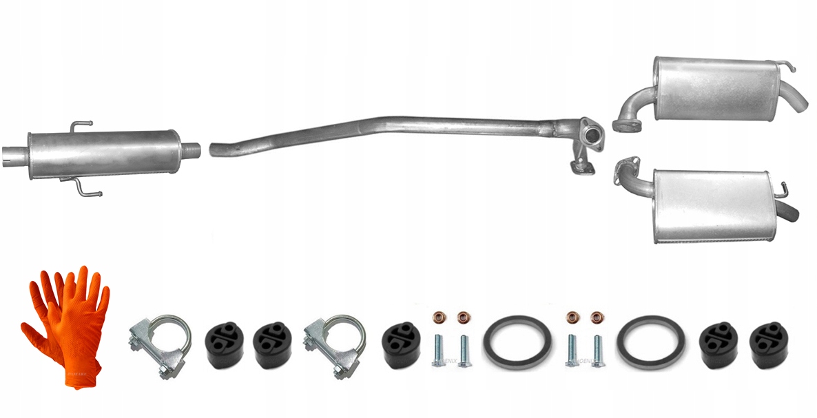 Mazda 6 2.0 2.3 (2005-2007) Hatchback Sedan Kombi Výfukový Systém