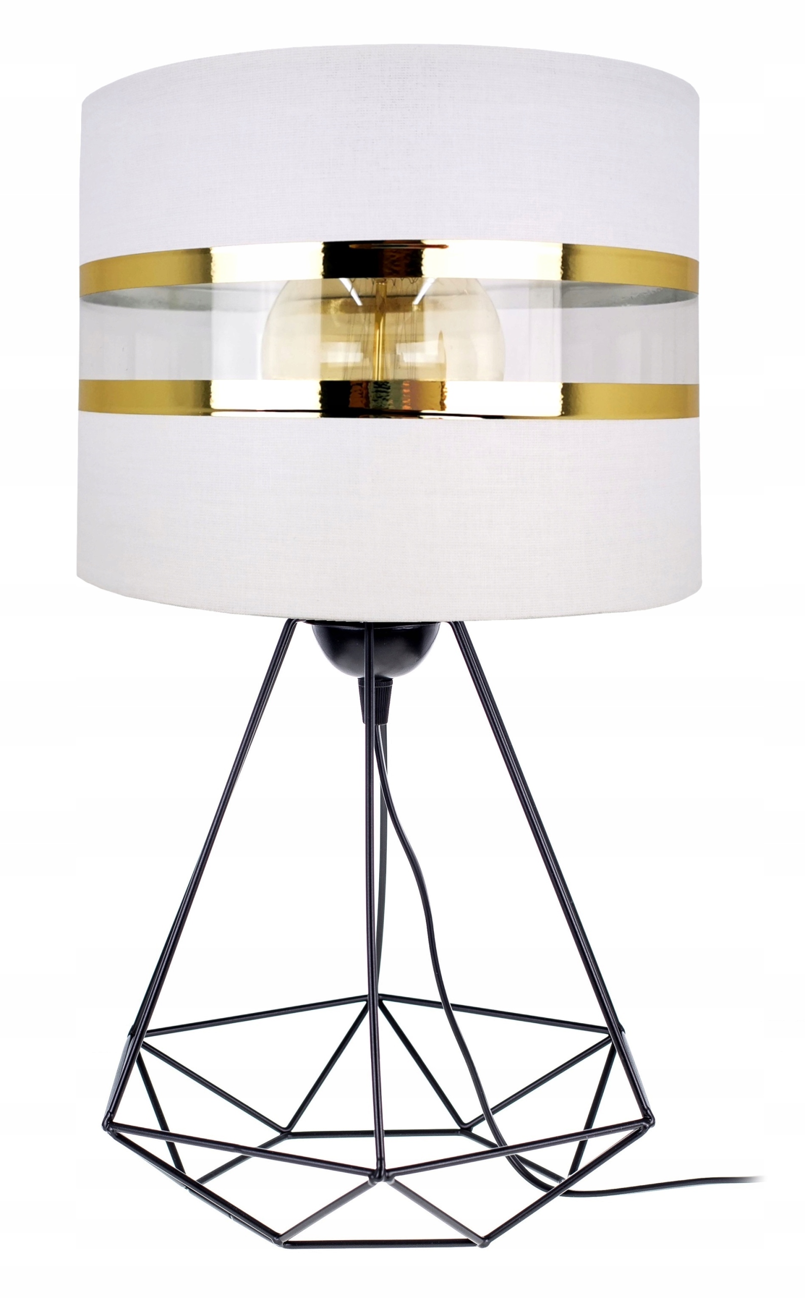 

Lampa Nowoczesna Nocna Biurkowa Abażur Led