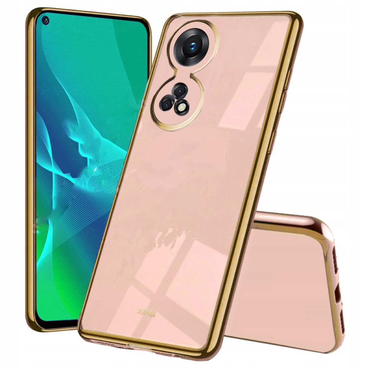 

Etui do Oppo Reno 8T 4G smukły case obudowa+ szkło
