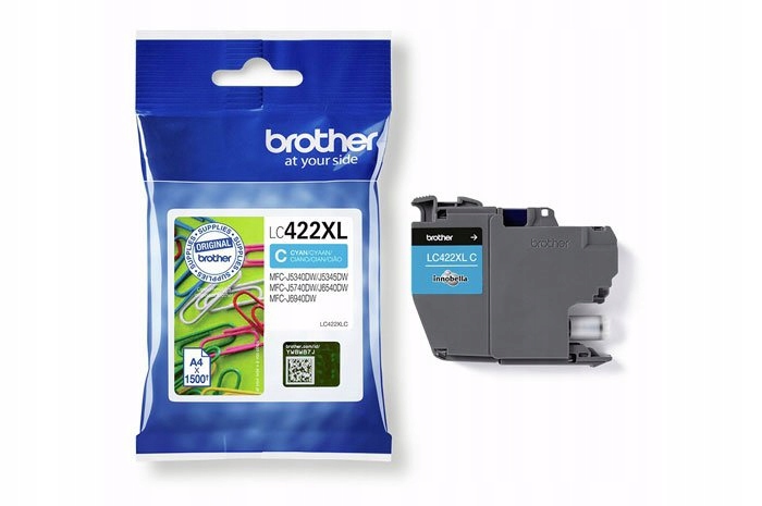 Originální inkoust Cyan Brother LC-422XLC (LC422XLC)