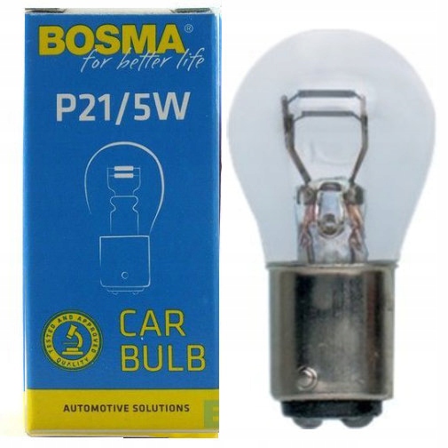 ŻARÓWKA BOSMA 12V 21/5W P21/5W BAY15D DWUWŁÓKNOWA