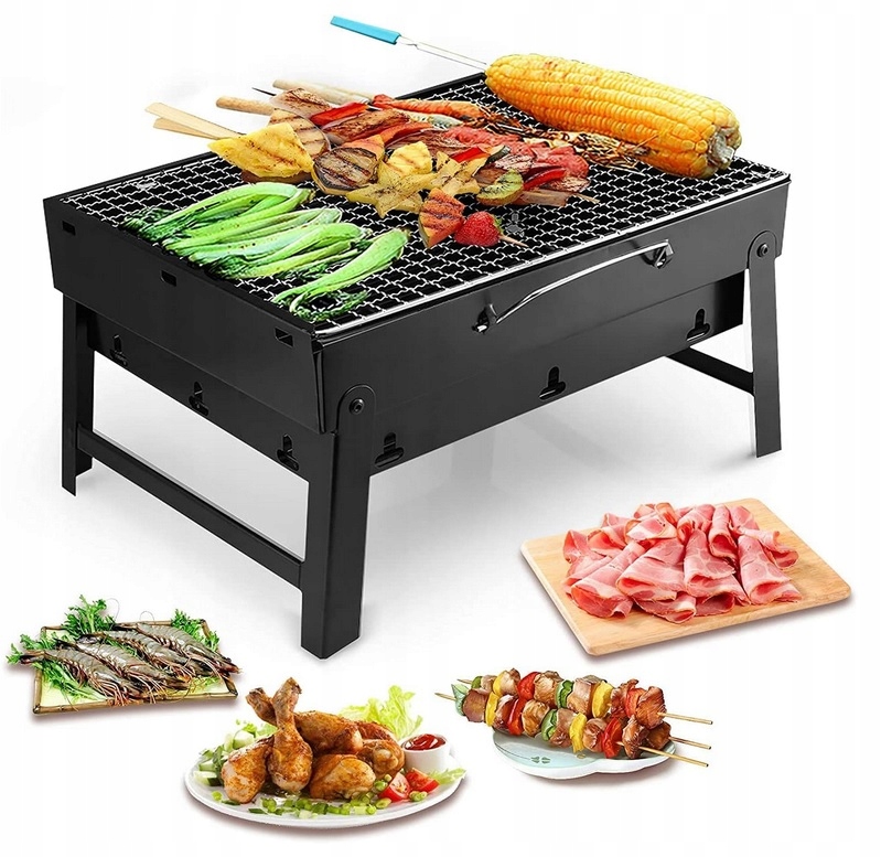 Turistický skládací přenosný gril Kompaktní