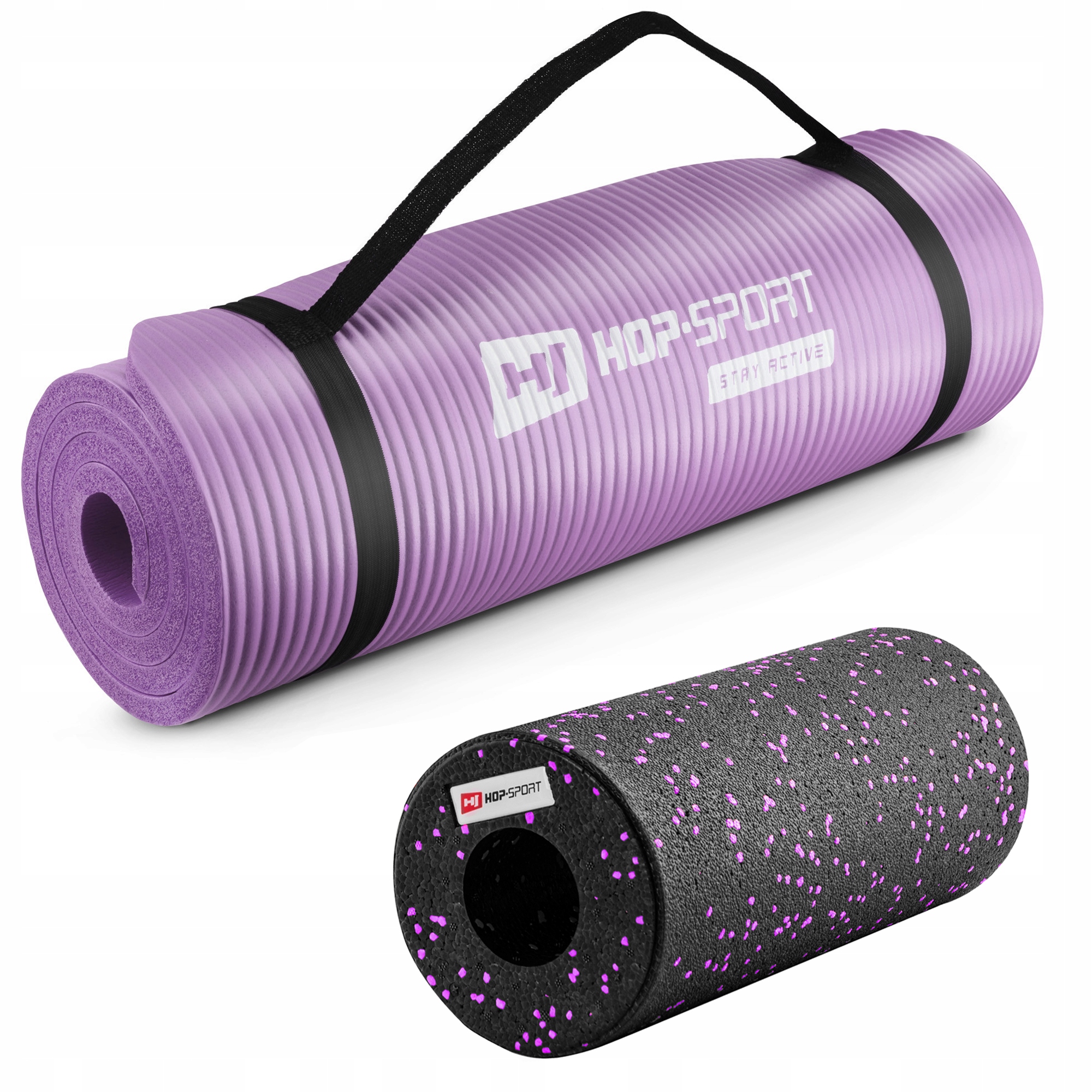 

Zestaw treningowy mata fitness+roller wałek Epp