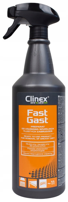

Clinex Fast Gast 1L usuwanie tłustych zabrudzeń