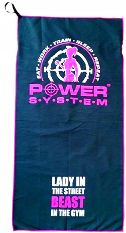 RĘCZNIK TRENING ĆWICZEŃ MIĘŚNIE BRZUCHA SIŁOWNIĘ Marka Power-System