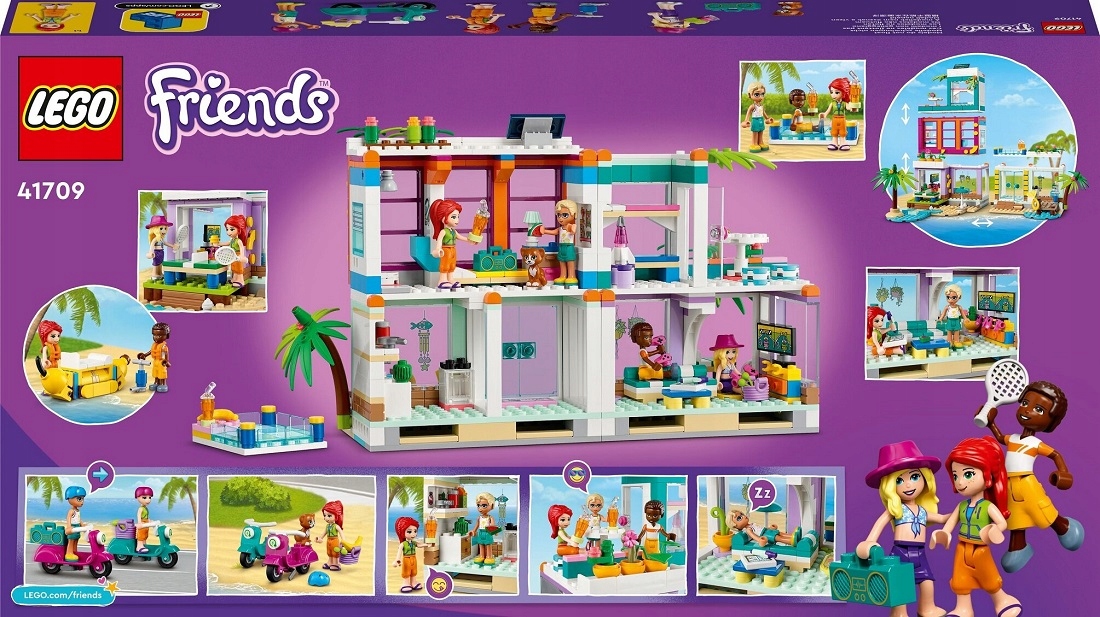 Prázdninový Domek Na Pláži Lego Friends Stavebnice 41709