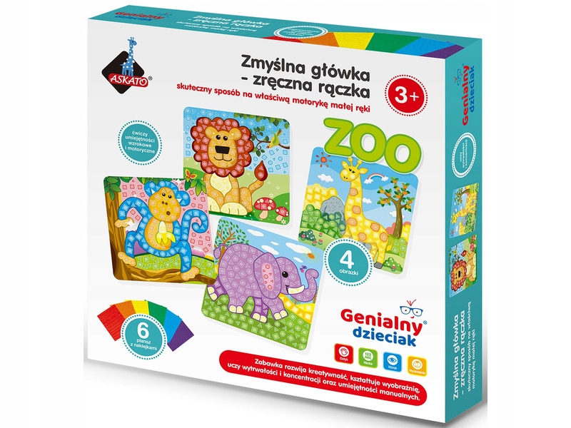 

Zestaw kreatywny Askato Genialny dzieciak 113708