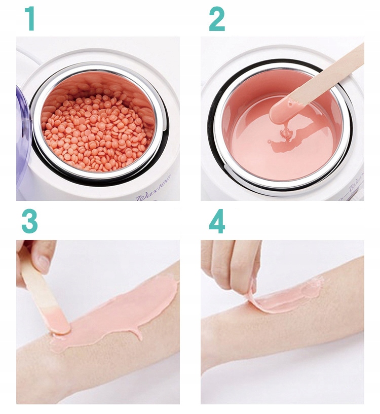 PODGRZEWACZ WOSKU + TWARDY WOSK 400g+100 PATYCZKÓW Marka Pro-Wax 100