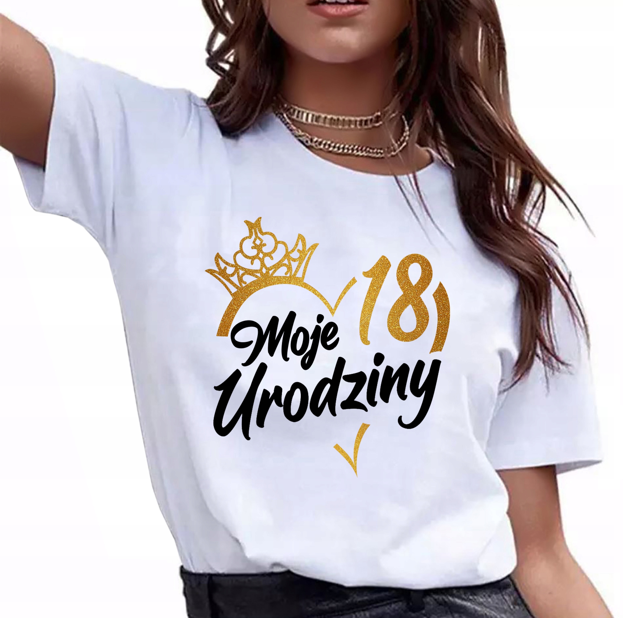 

Koszulka 18 Urodziny Pomysł 18-STKĘ Lat Prezent L