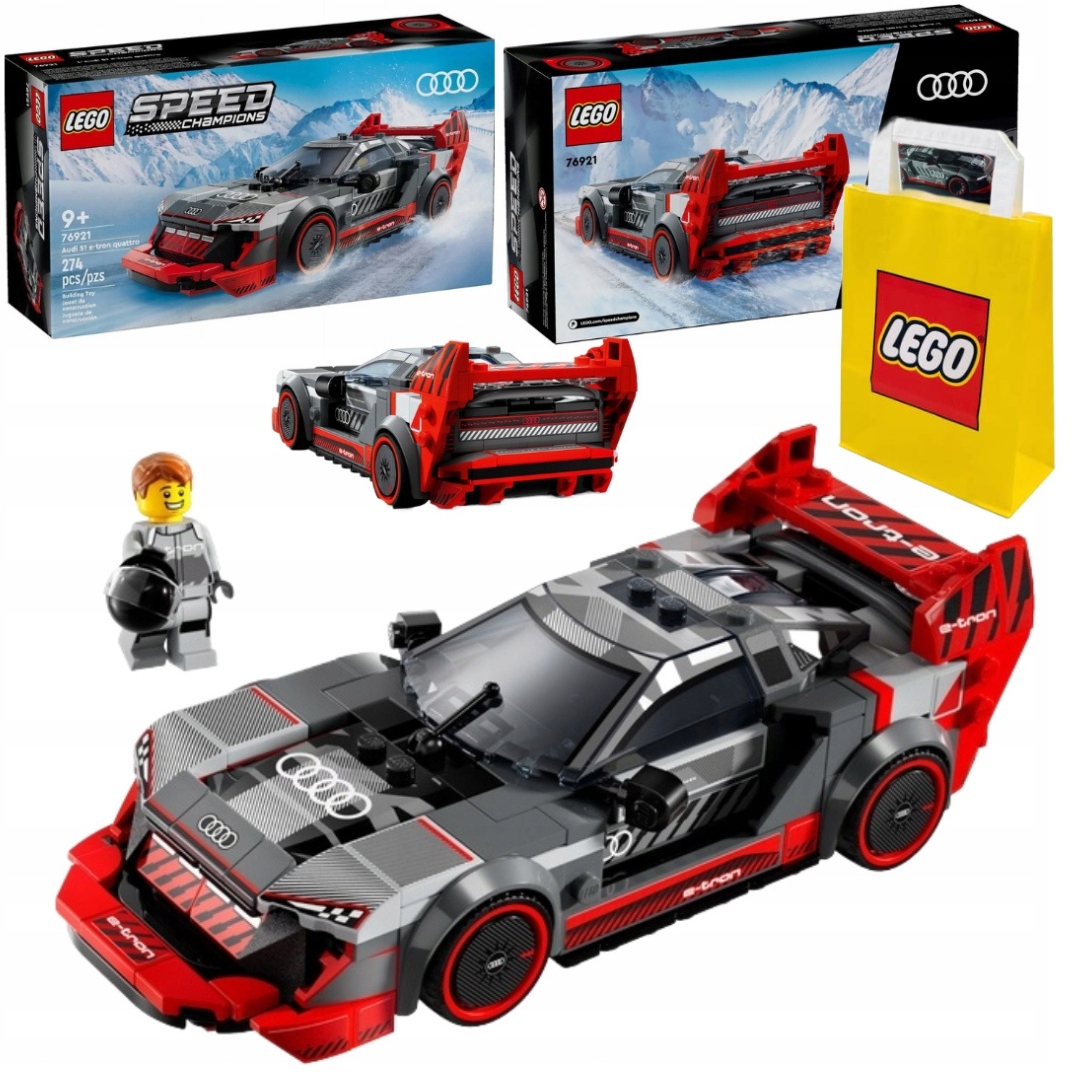 Auto Lego Speed Champions Závodní Audi S1 E-tron Quattro Auto Stavebnice