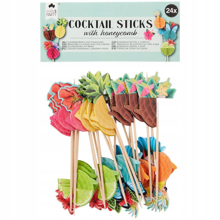 Patyczki pikery 10 cm 24 szt. Długość 10 cm