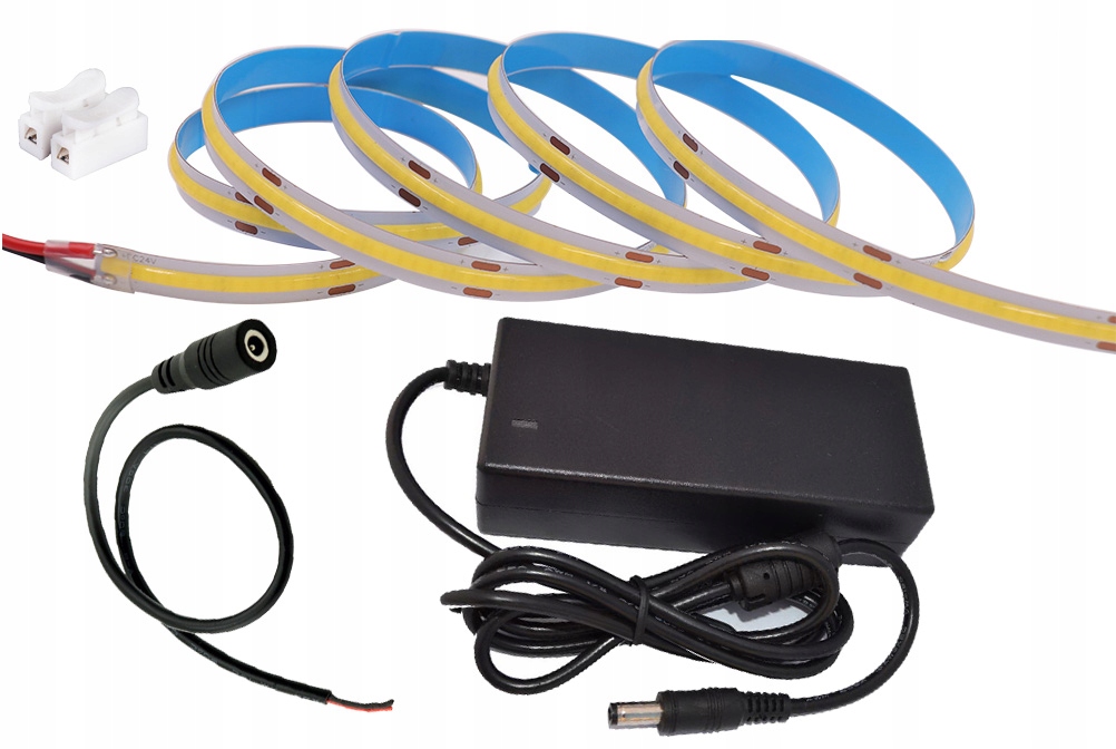 

Zestaw Led linia Cob 12V 60W 5mb Neon Zasilacz DC