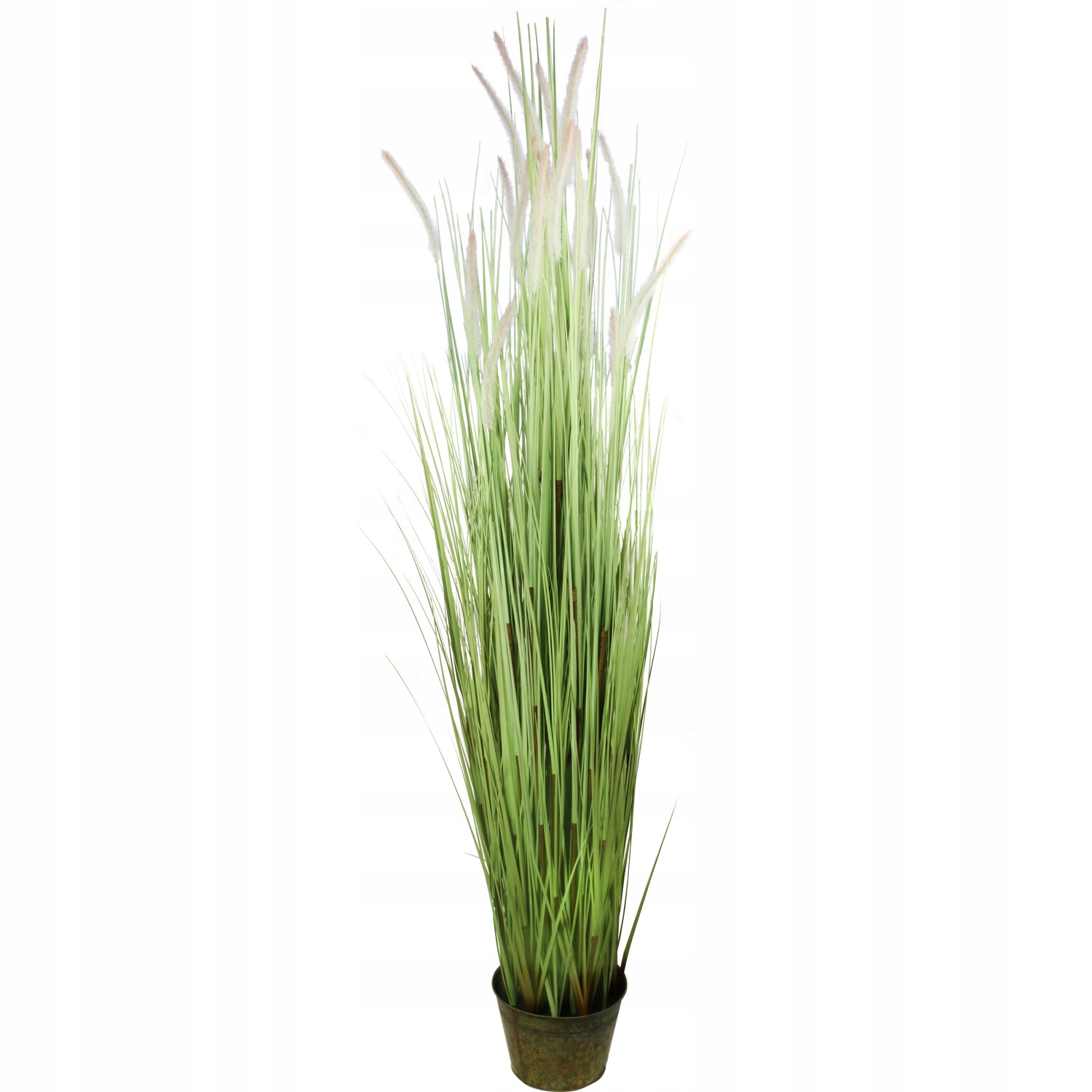 Dekoratívna tráva v kovovom kvetináči 200 cm Umelé Kvety Ako Živé