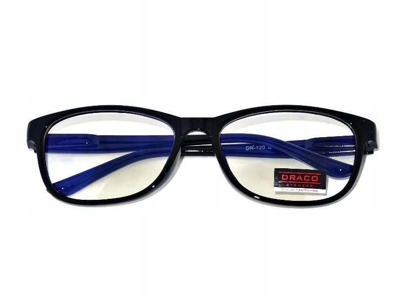 ZESTAW Okulary ANTYREFLEKSYJNE BLUE LIGHT NERDY UV Marka Draco