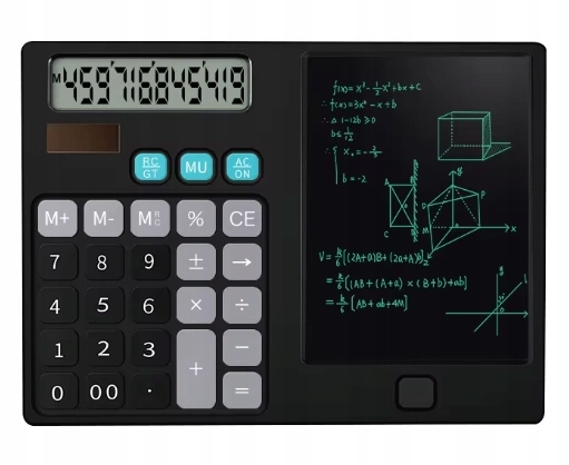 KALKULATOR Z NOTATNIKIEM DO BIURA SZKOŁY CYFROWY NOTATNIK LCD