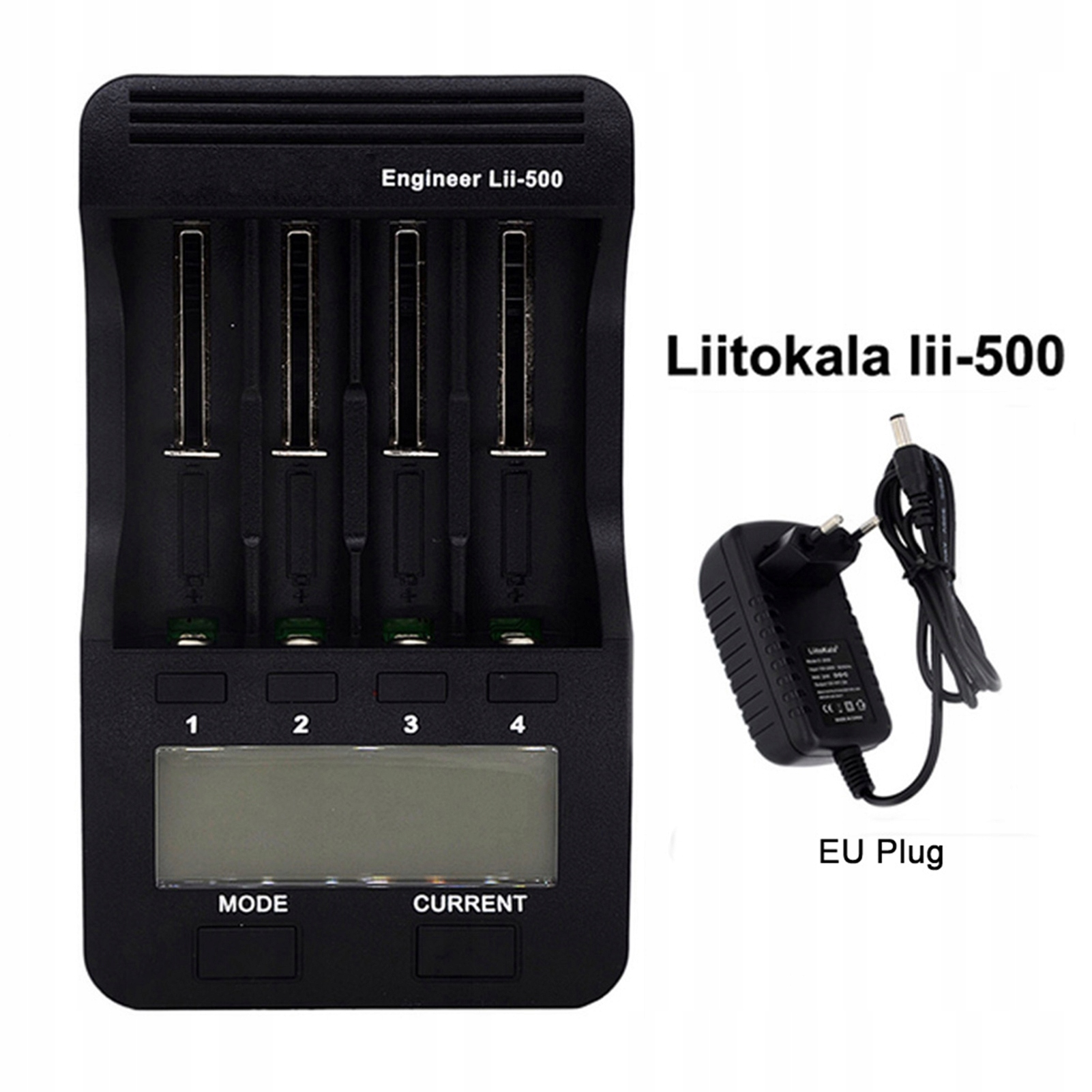 Inteligentna ładowarka Lii-500 Inteligentna ładowarka z 4 gniazdami LW