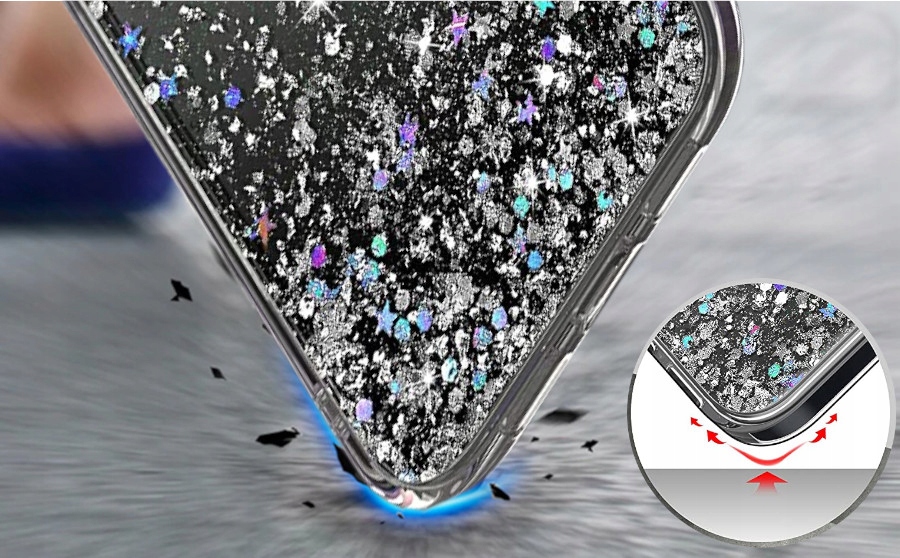 ETUI CASE BROKAT + SZKŁO DO REDMI NOTE 11 / 11S Typ plecki