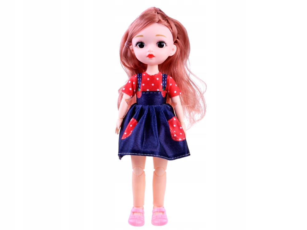 mini LALA LALKA LALECZKA ruchome kończyny długie włosy 24 cm