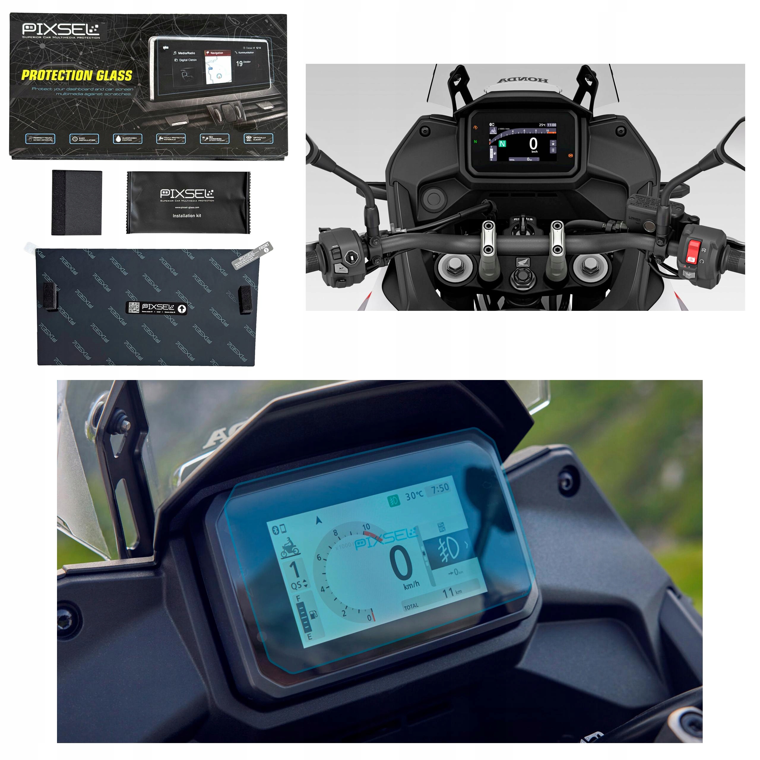 Antyodciskowe Matowe Szkło Ochronne Honda XL750 Transalp 2025- 7.1“