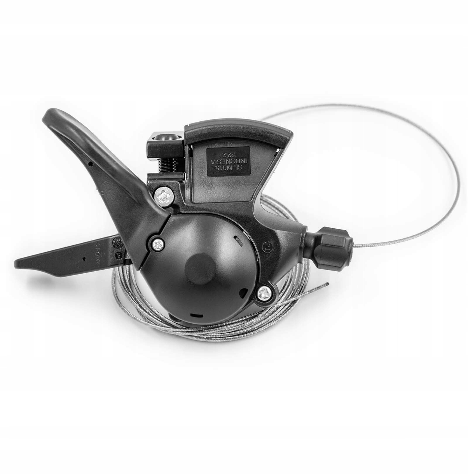 Manetka przerzutki rowerowej SHIMANO SL-M315 2-rzędowa, lewa Model SL-M315-2L