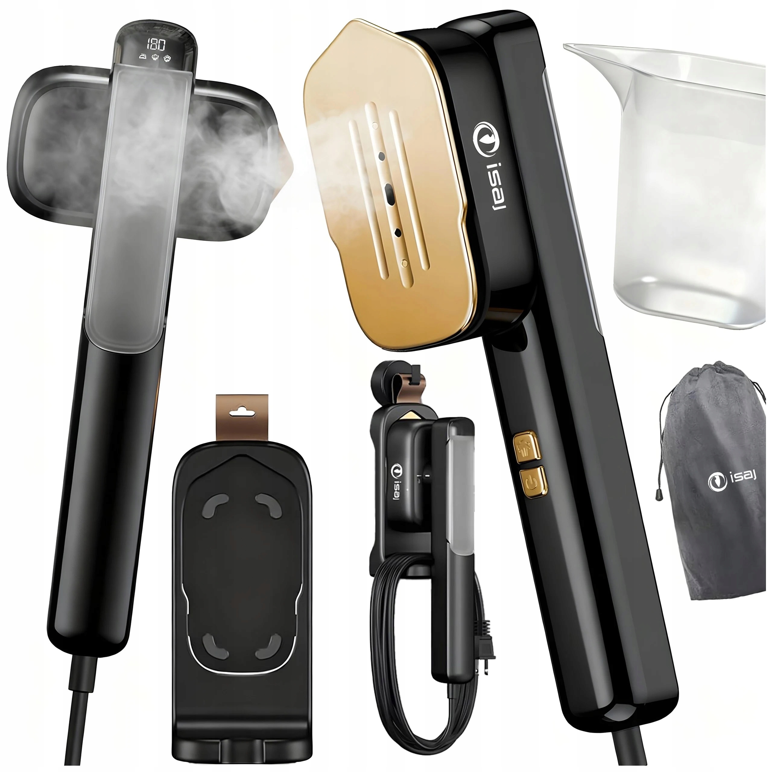 Parownica Do Ubrań Ręczna Podróżna Żelazko Parowe Streamer Pary Isaj CL1