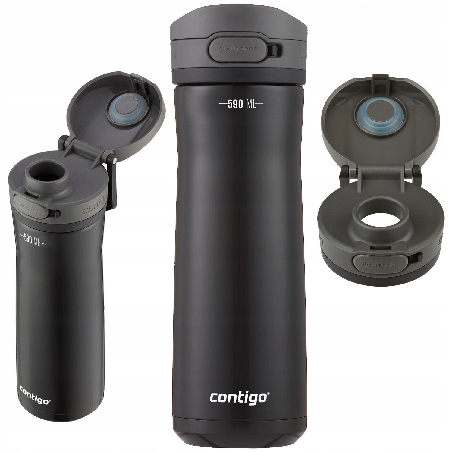 láhev na vodu Contigo Jackson Chill 2.0 590 ml Černá Lahev Na Pití na Nápoje