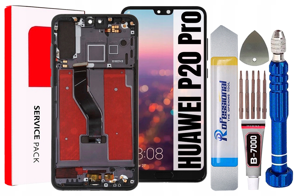 Displej Pro Huawei P20 Pro Originál LCD Rámeček