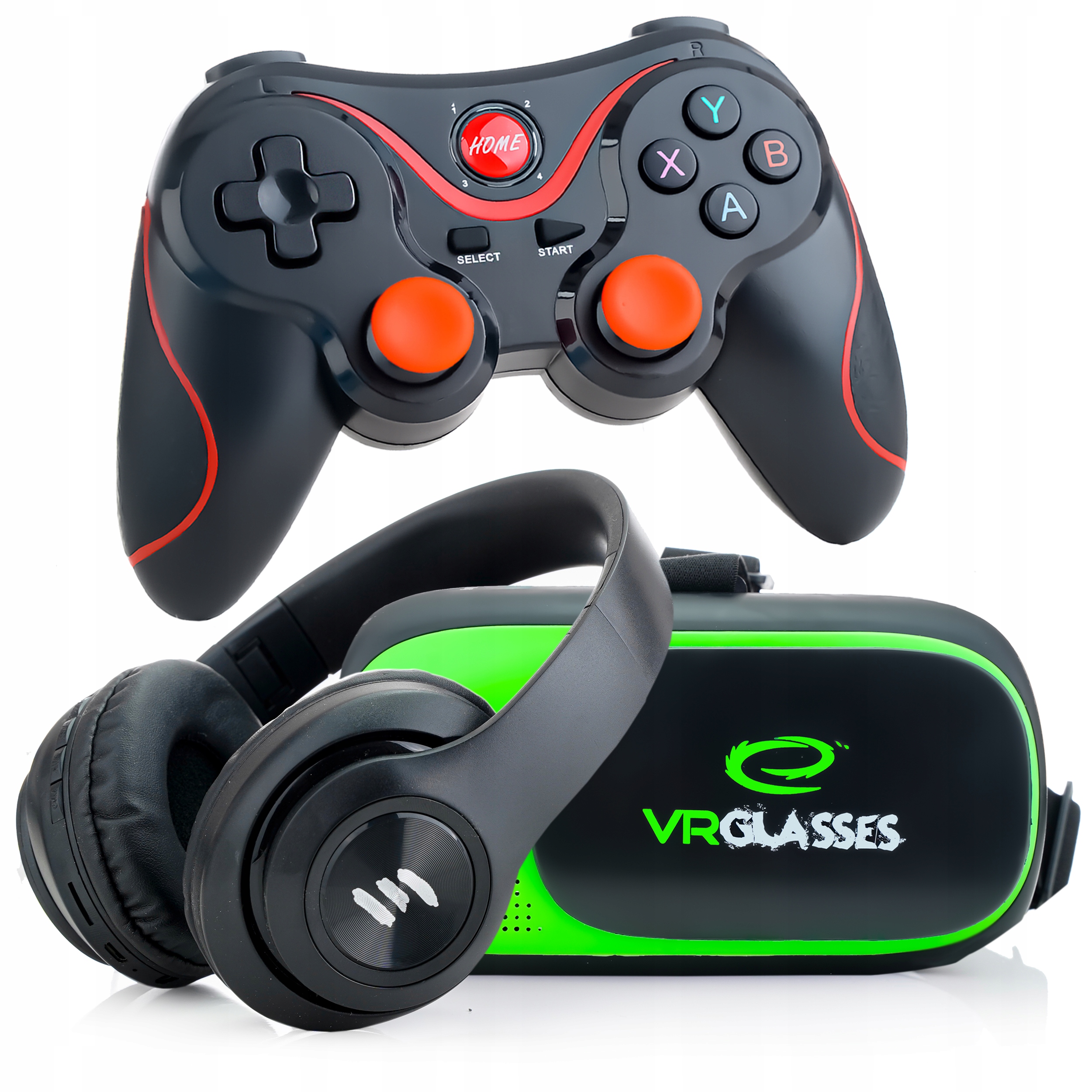 PREZENT DLA CHŁOPCA GOGLE VR 360+SŁUCHAWKI