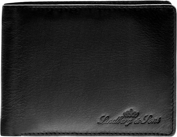 Pánská kožená peněženka černá, stylová