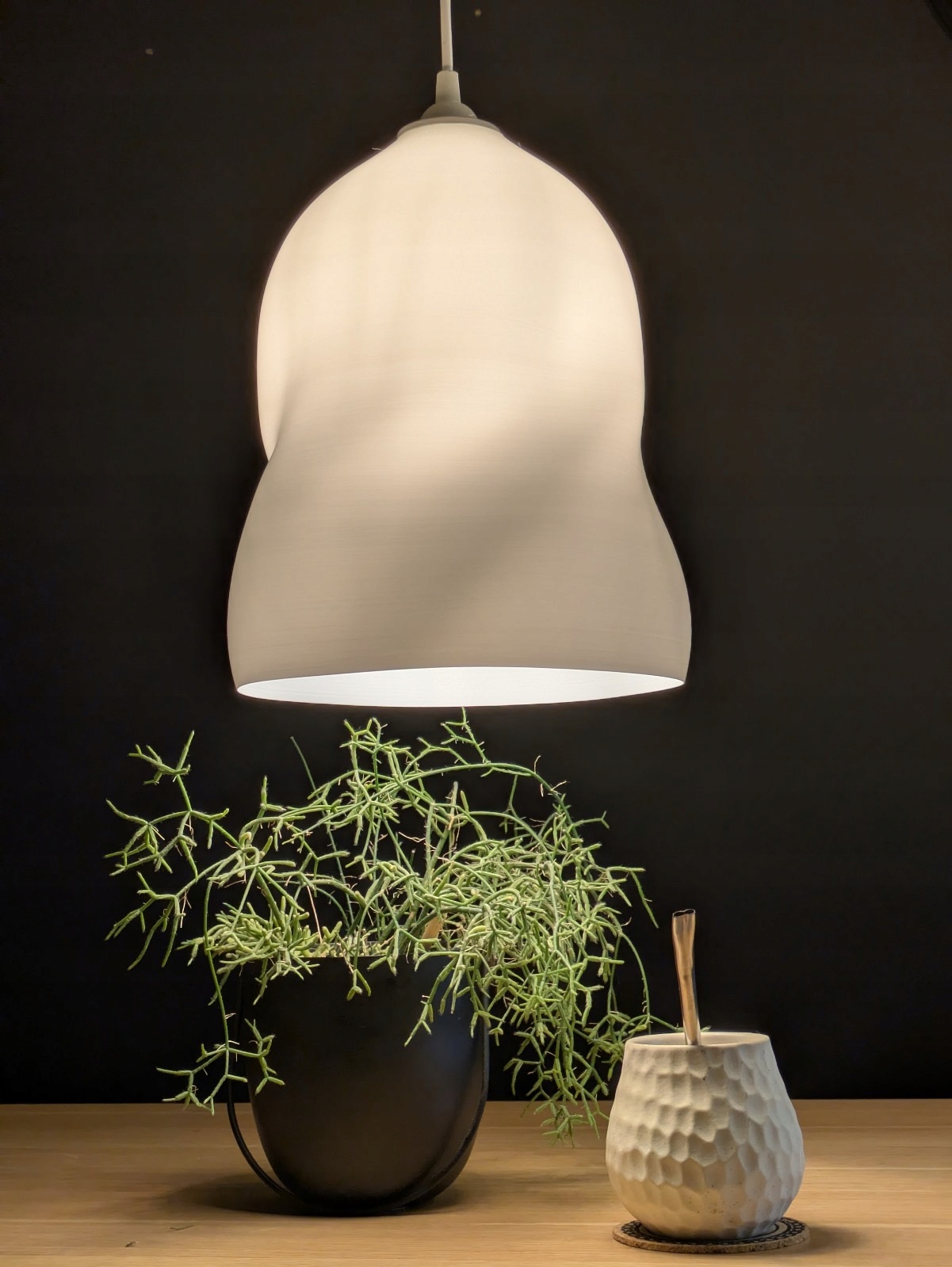 Abažúr Tienidlo Twistlights Earth Clay