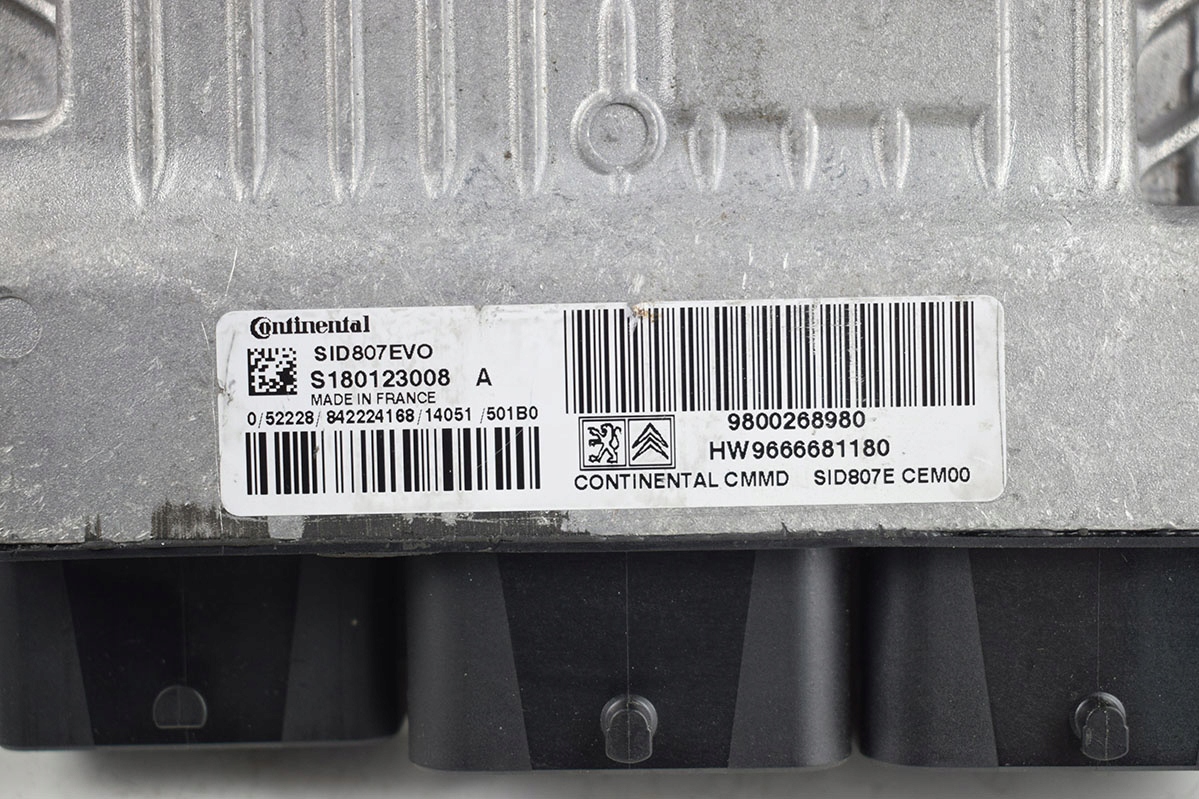 computer control unit PEUGEOT 9800268980