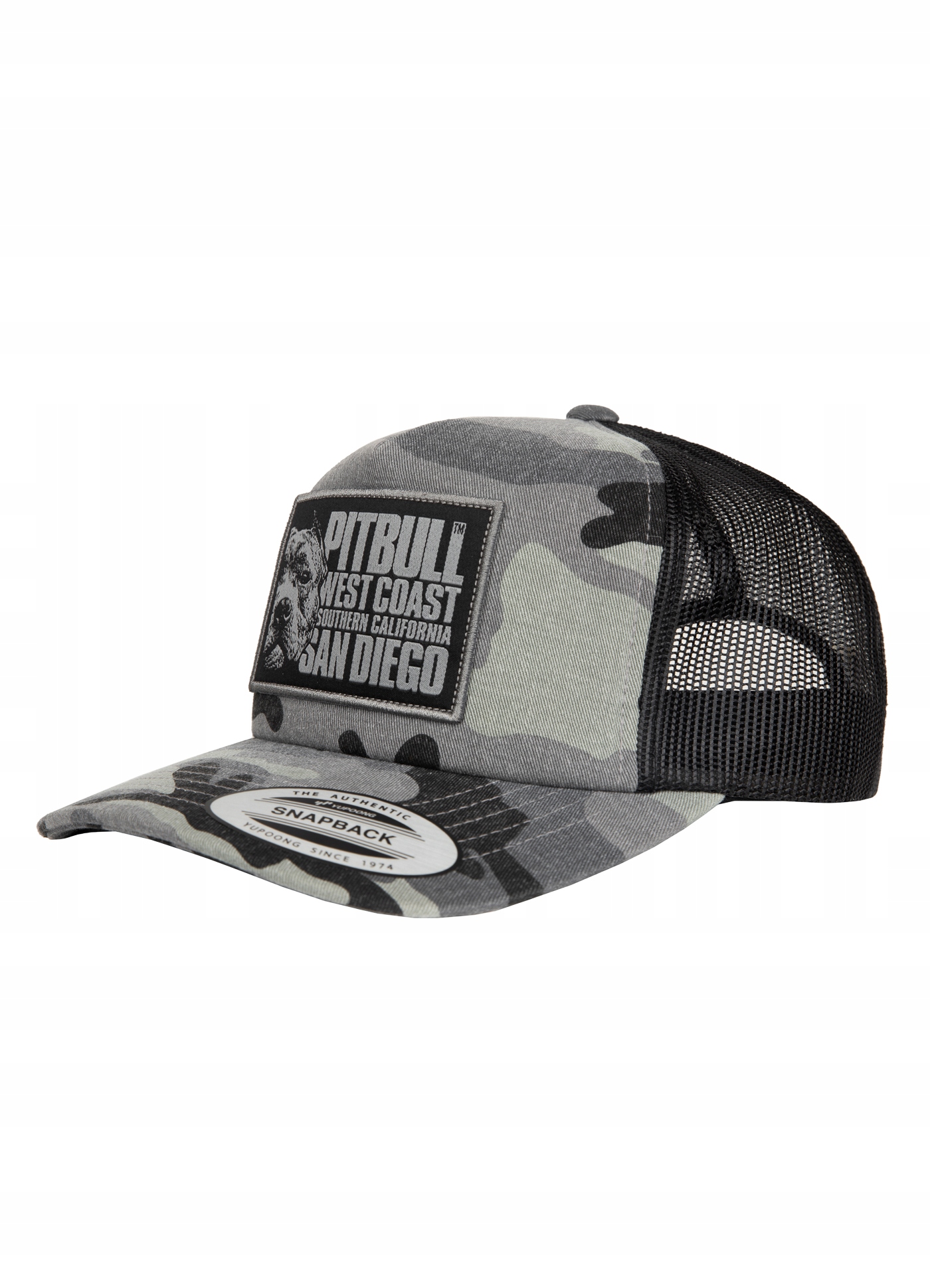 

Czapka Pit Bull Snapback Trucker Blood Dog dark