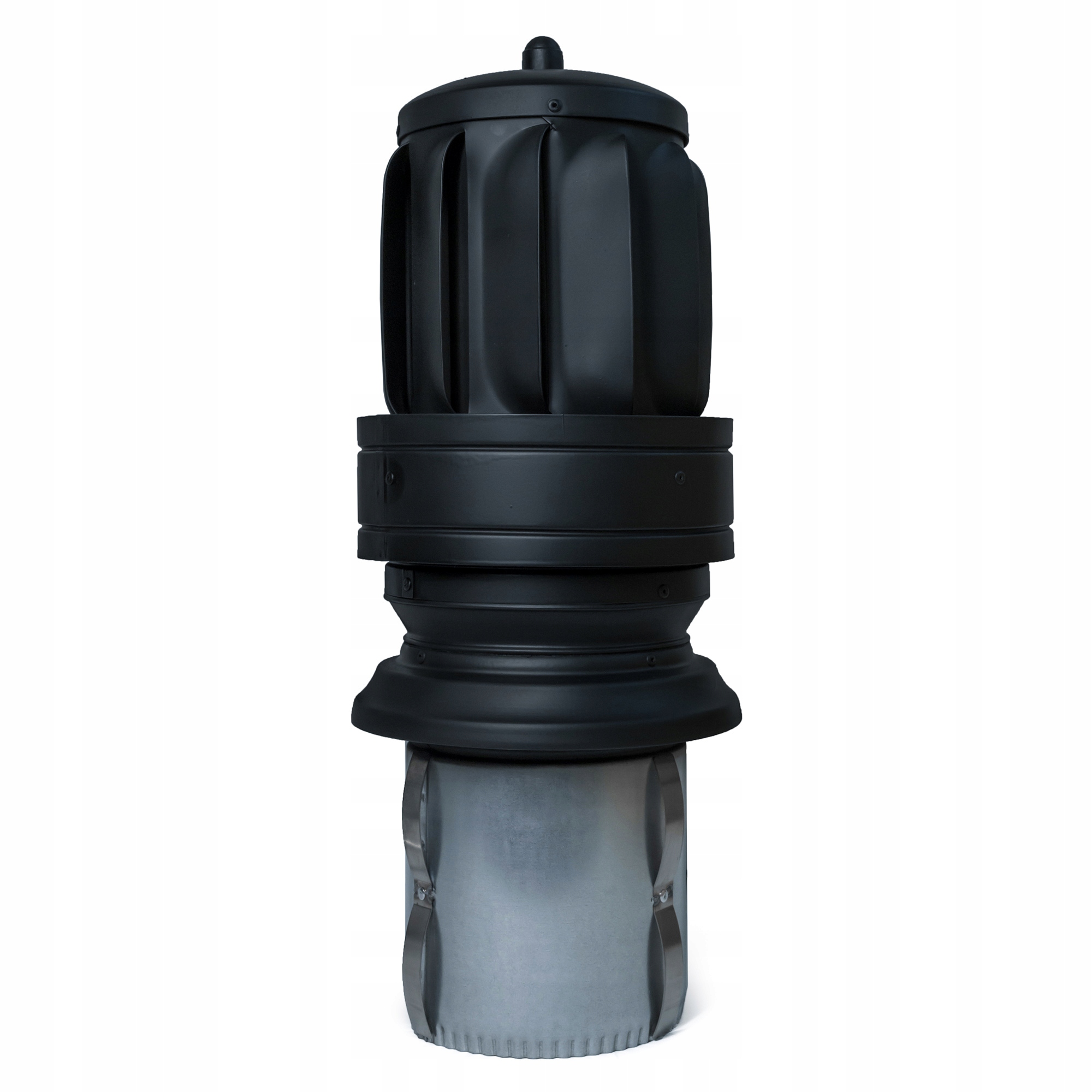 Černá komínová vložka Wiatron fi150 stlačitelná