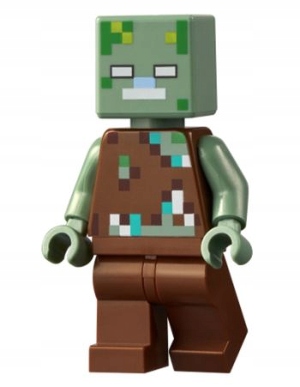 

Minifigurka min088 Lego Minecraft Drowned Zombie