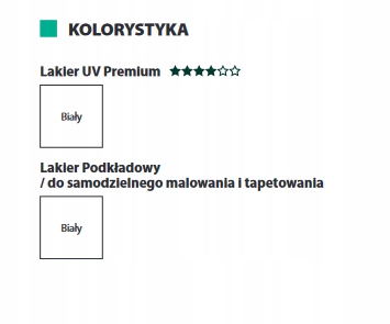 PORTA HIDE Drzwi wew. do malowania + ość Rodzaj rozwierane